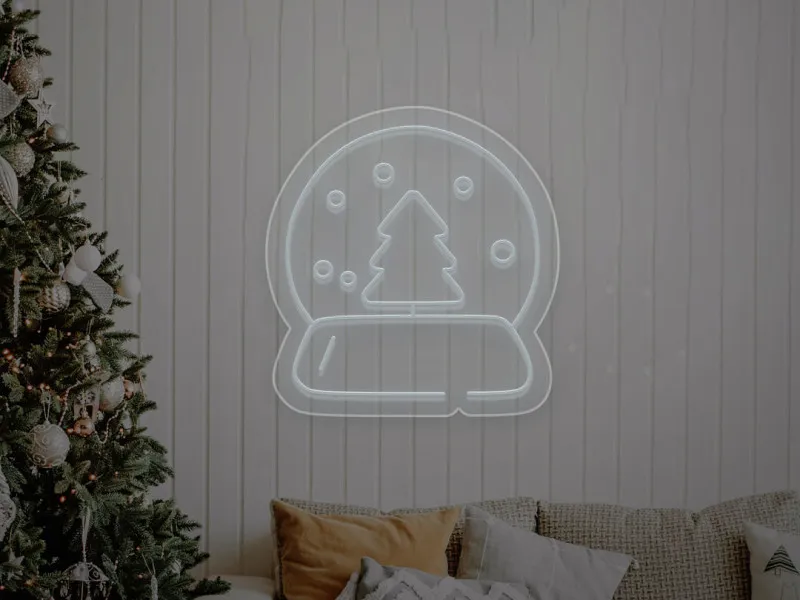 Globo di Natale - Insegne al neon a LED