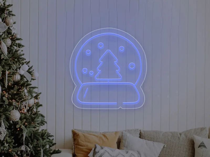 Globo di Natale - Insegne al neon a LED