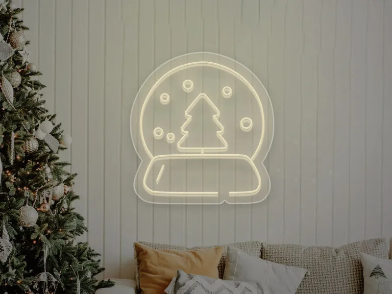 Globo di Natale - Insegne al neon a LED