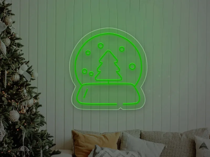 Globo di Natale - Insegne al neon a LED