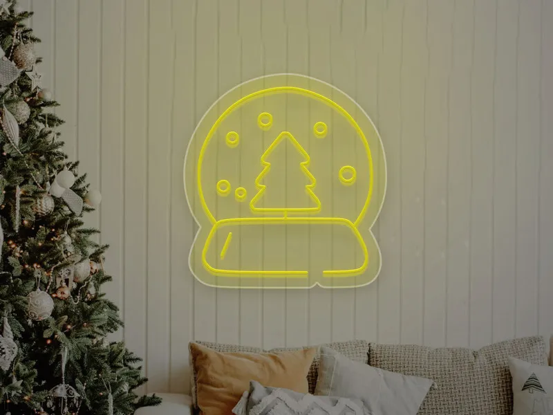 Globo di Natale - Insegne al neon a LED