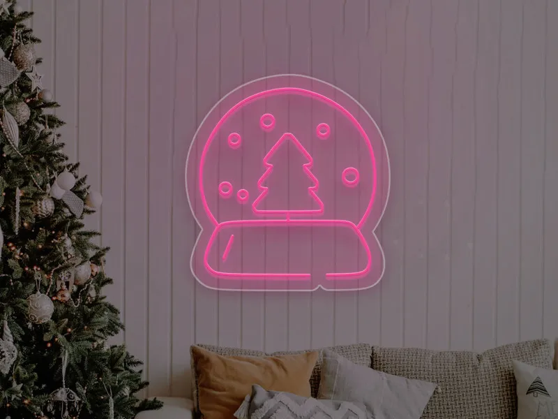 Globo di Natale - Insegne al neon a LED