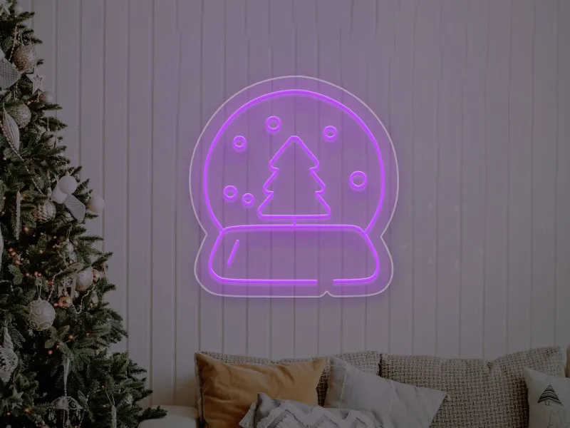 Globo di Natale - Insegne al neon a LED