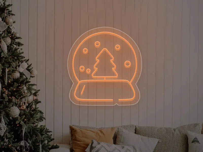Globo di Natale - Insegne al neon a LED