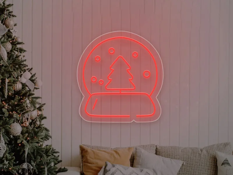 Globo di Natale - Insegne al neon a LED