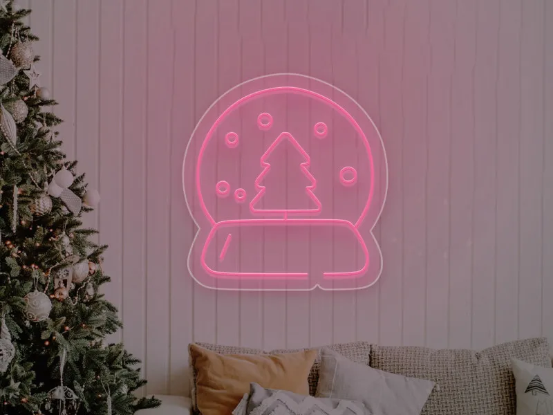 Globo di Natale - Insegne al neon a LED