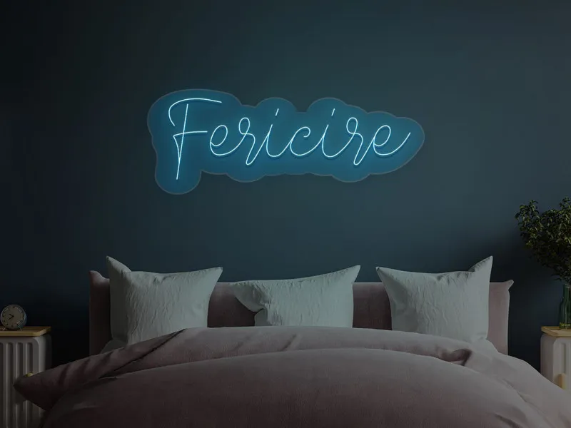 Fericire - Insegne al neon a LED