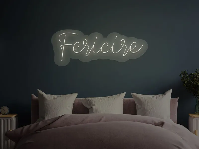 Fericire - Insegne al neon a LED