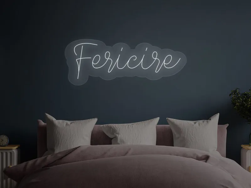 Fericire - Insegne al neon a LED