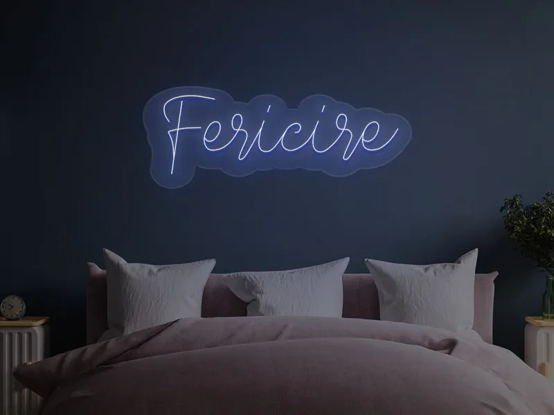 Fericire - Insegne al neon a LED