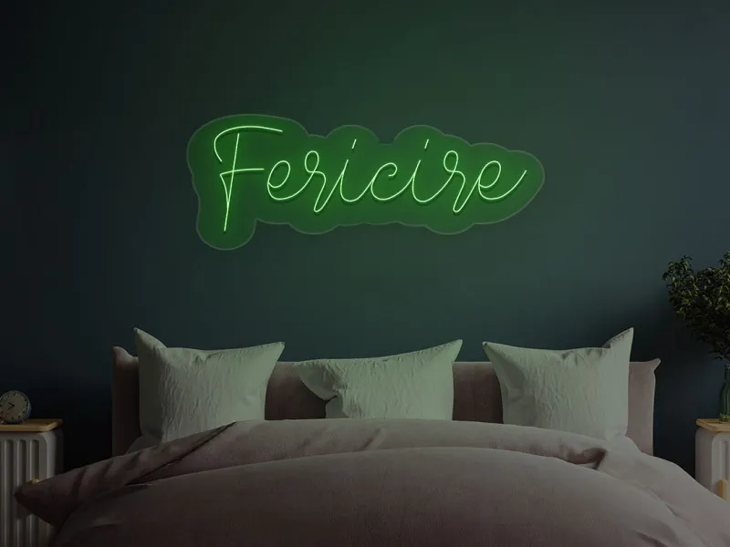 Fericire - Insegne al neon a LED