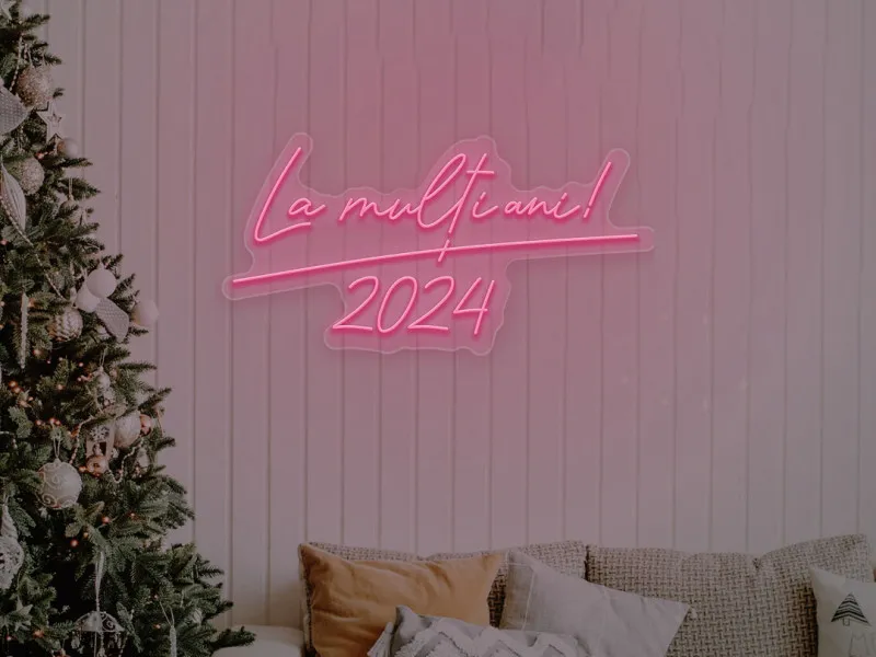 La Multi Ani - Insegne al neon a LED