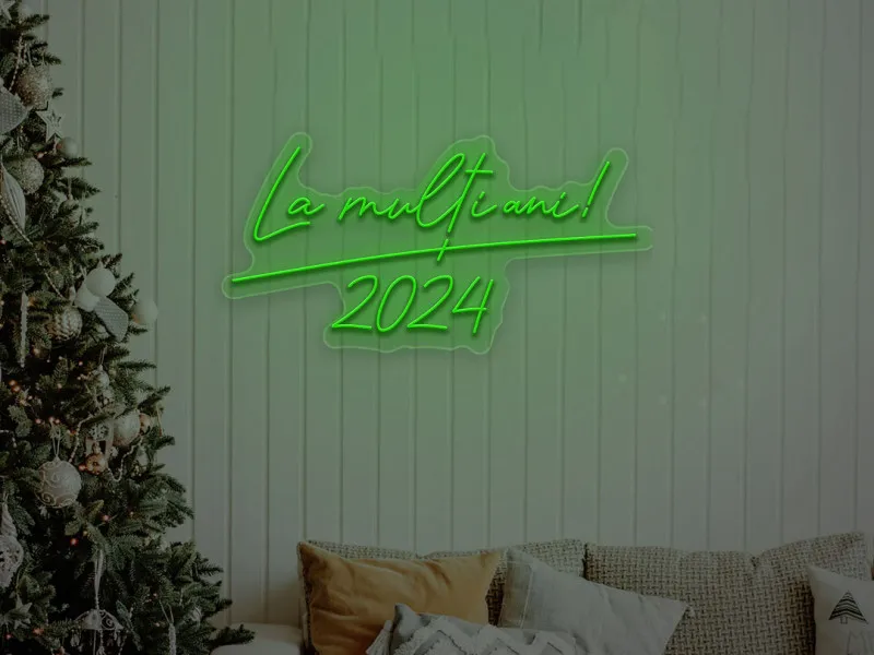 La Multi Ani - LED Neon Sign