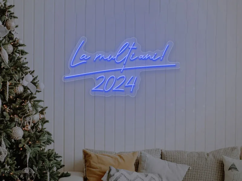 La Multi Ani - LED Neon Sign