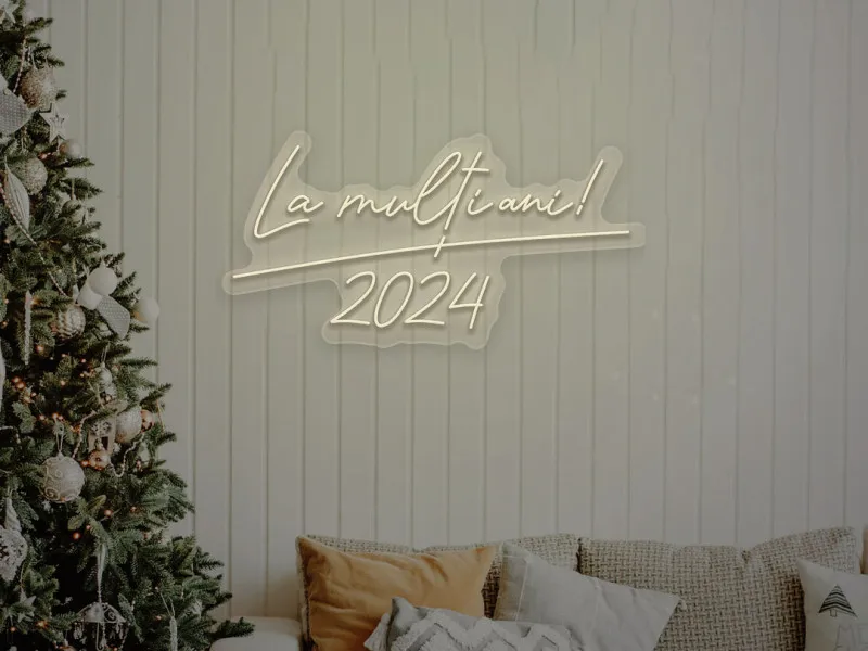 La Multi Ani - LED Neon Sign