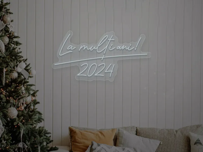 La Multi Ani - LED Neon Sign