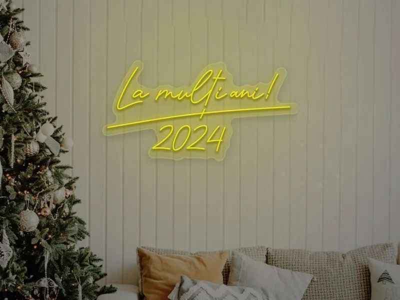 La Multi Ani - LED Neon Sign