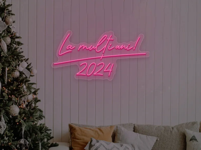 La Multi Ani - LED Neon Sign