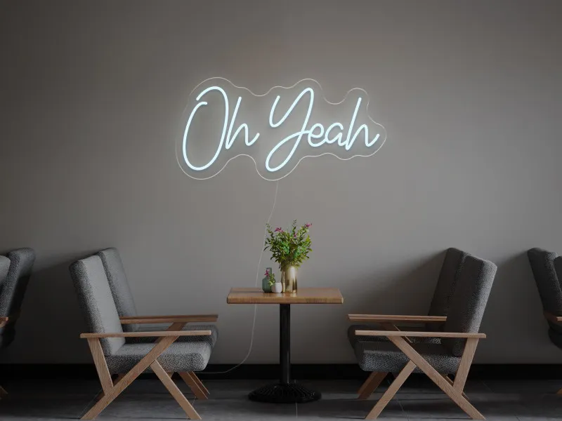 Oh Yeah - Insegne al neon a LED