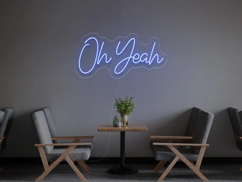 Oh Yeah - Insegne al neon a LED