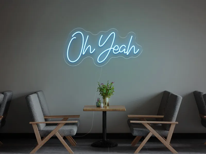 Oh Yeah - Insegne al neon a LED