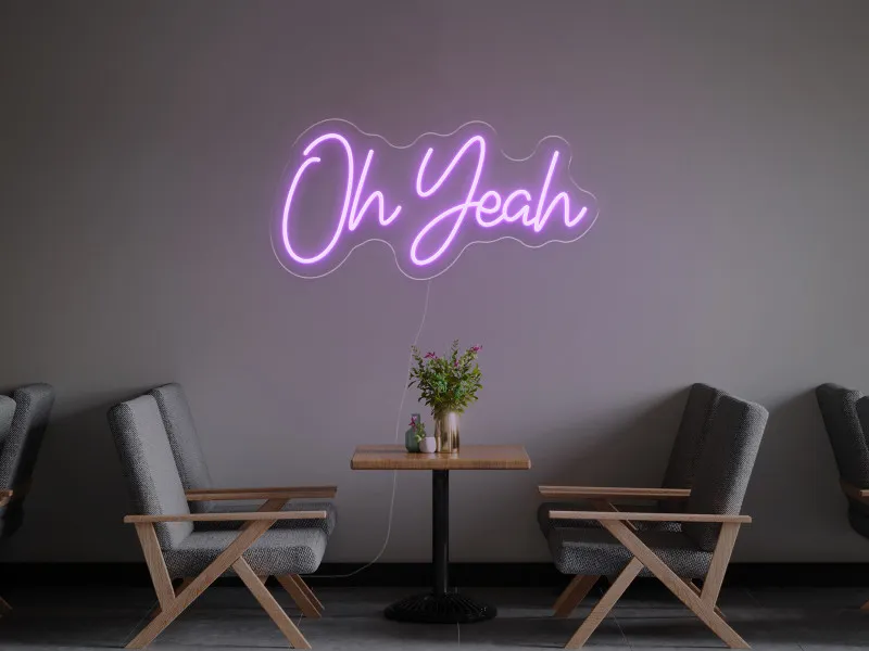 Oh Yeah - Insegne al neon a LED