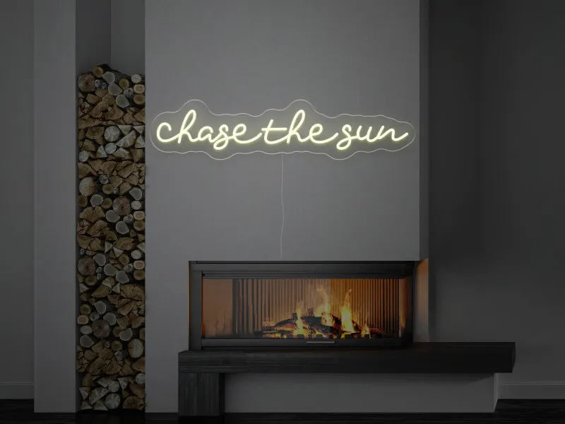 Chase the sun - Insegne al neon a LED