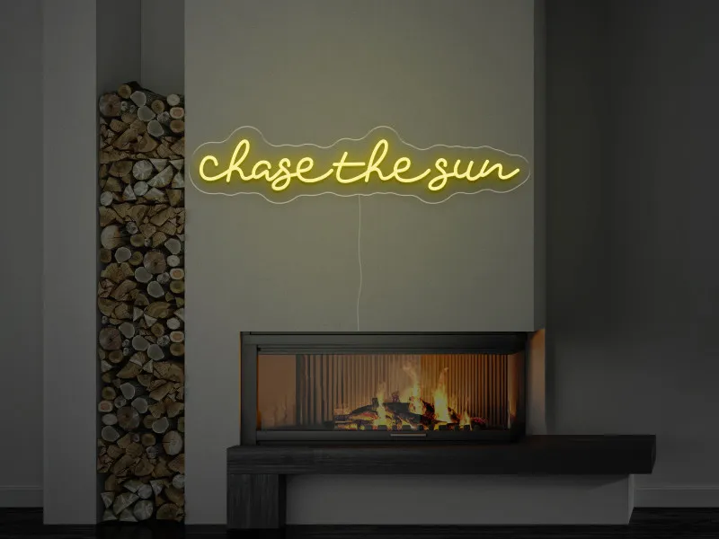 Chase the sun - Insegne al neon a LED