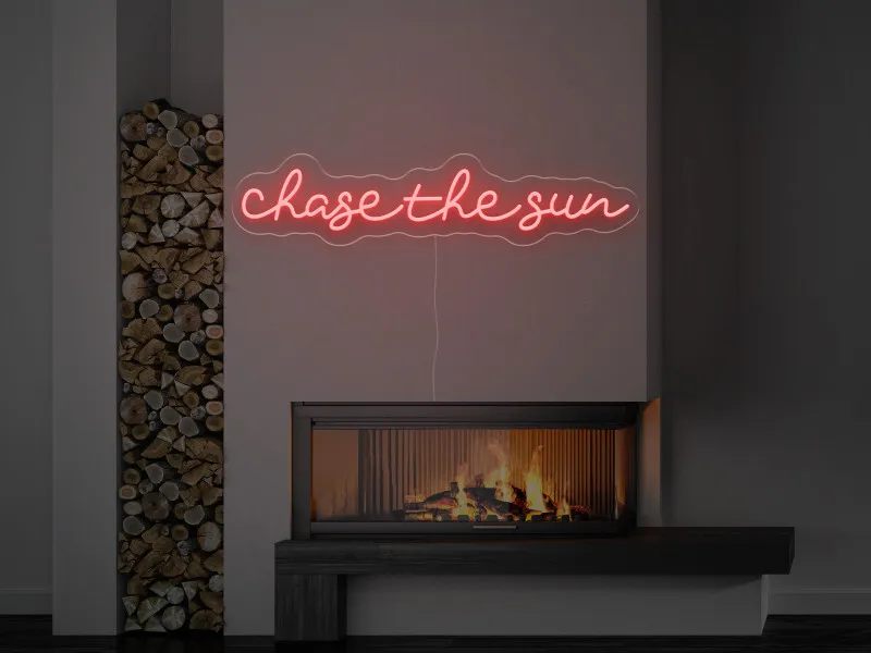 Chase the sun - Insegne al neon a LED