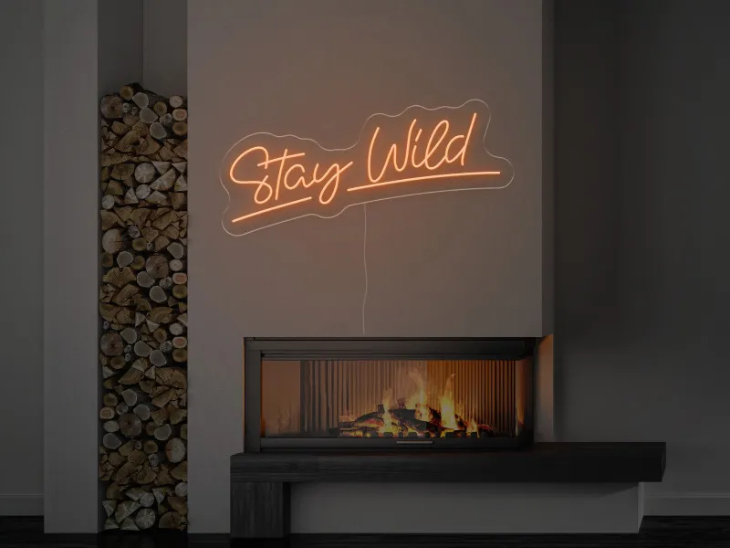 Stay Wild - Insegne al neon a LED