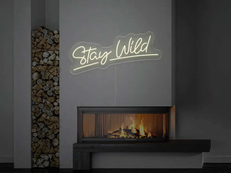 Stay Wild - Insegne al neon a LED