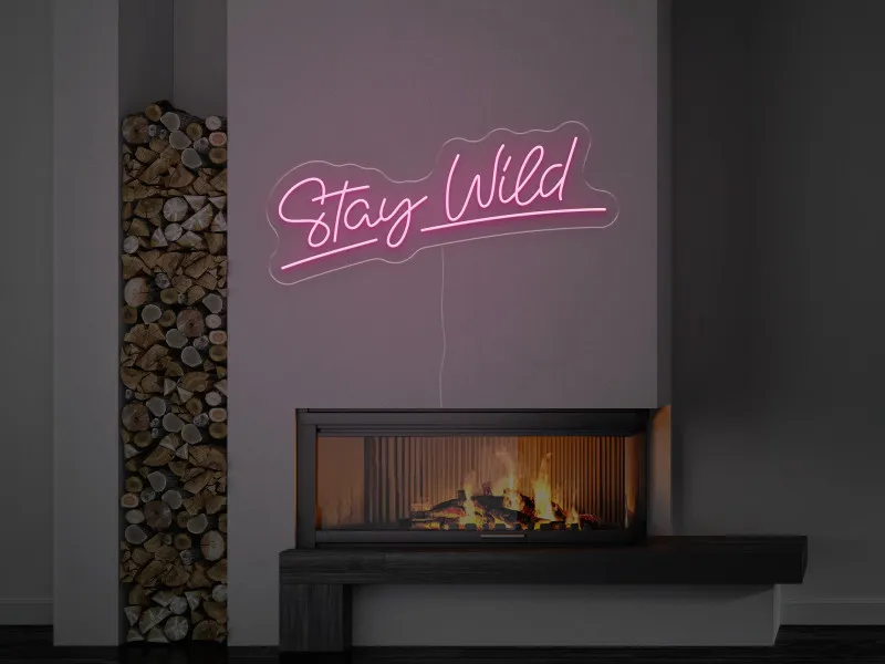 Stay Wild - Insegne al neon a LED
