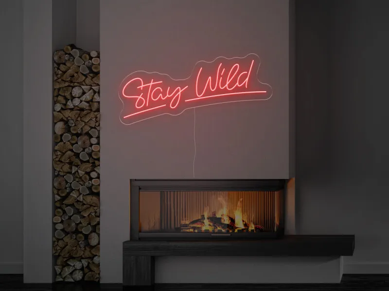 Stay Wild - Insegne al neon a LED