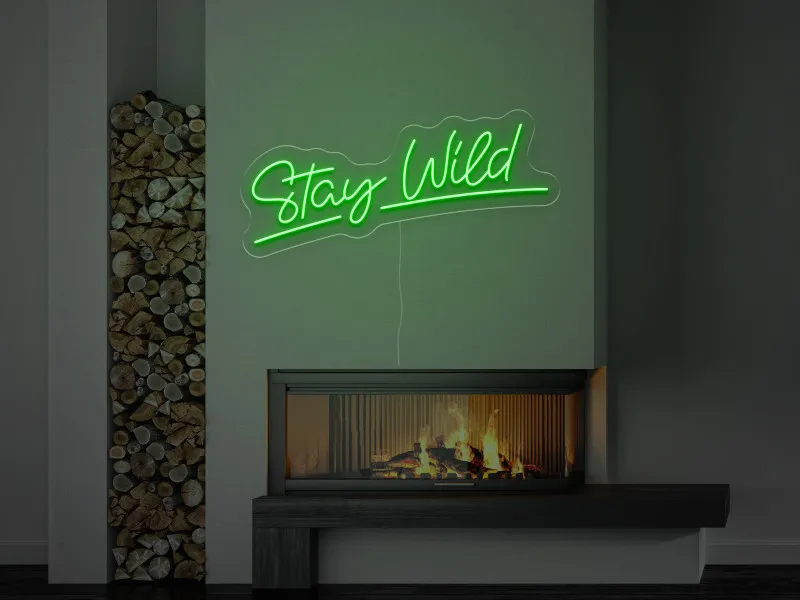 Stay Wild - Insegne al neon a LED