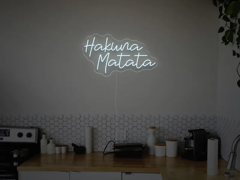 Hakwna Matata - Insegne al neon a LED