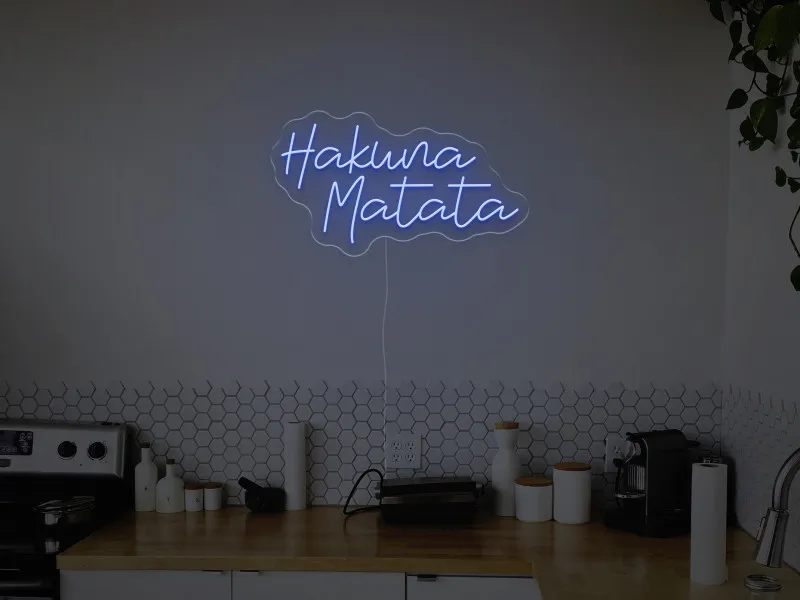 Hakwna Matata - Insegne al neon a LED