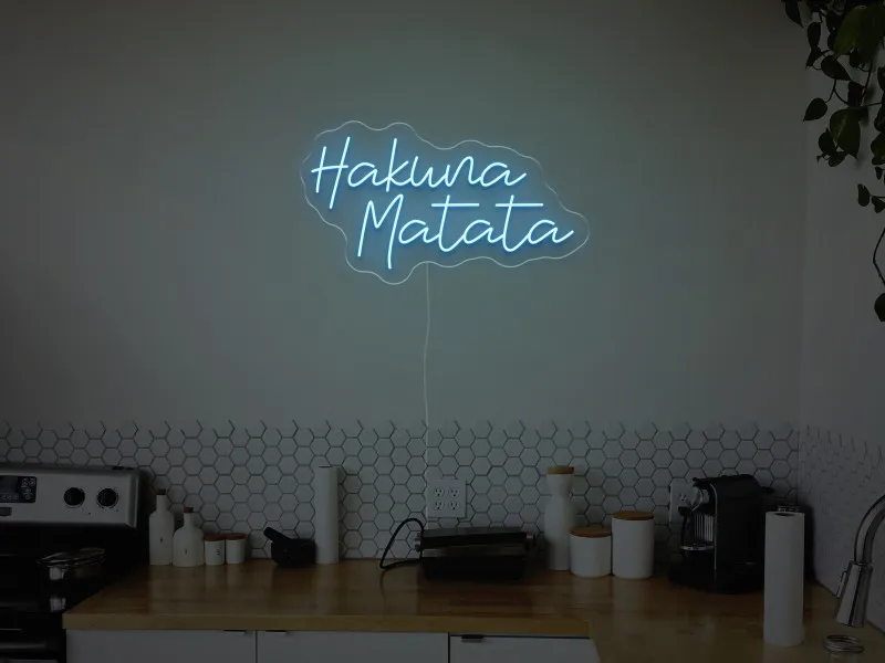 Hakwna Matata - Insegne al neon a LED