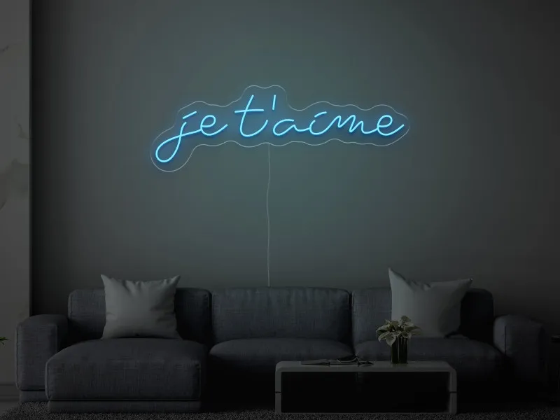 Je T'aime - Insegne al neon a LED