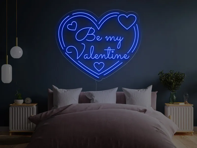 Be My Valentine`s - Insegne al neon a LED