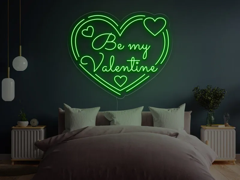 Be My Valentine`s - Insegne al neon a LED