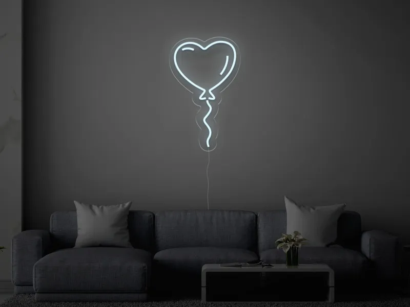 Palloncino a forma di cuore - Insegne al neon a LED