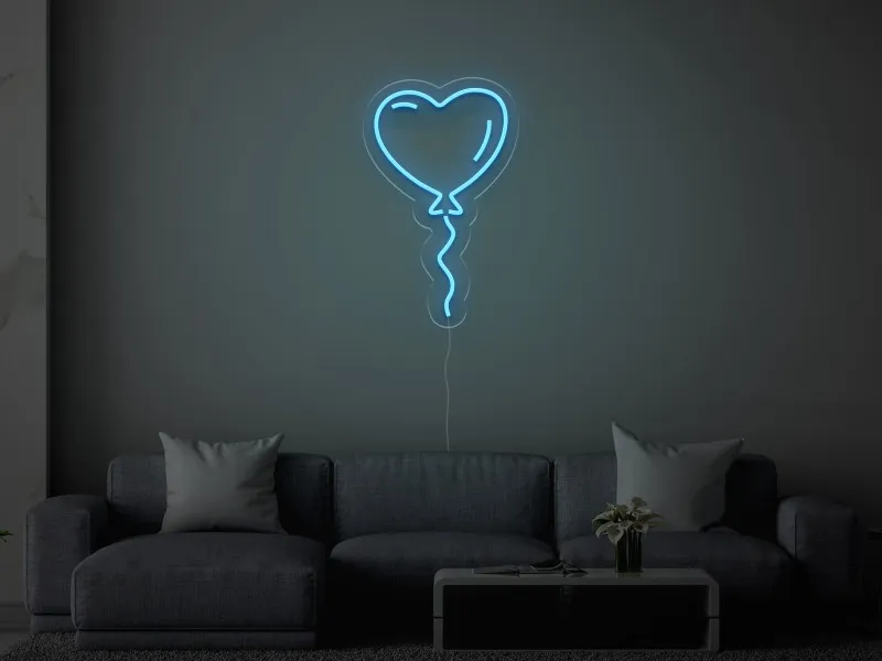 Palloncino a forma di cuore - Insegne al neon a LED