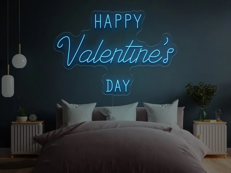 Happy Valentine`s Day - Insegne al neon a LED