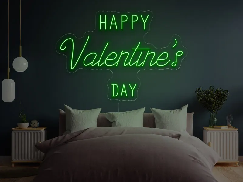 Happy Valentine`s Day - Insegne al neon a LED