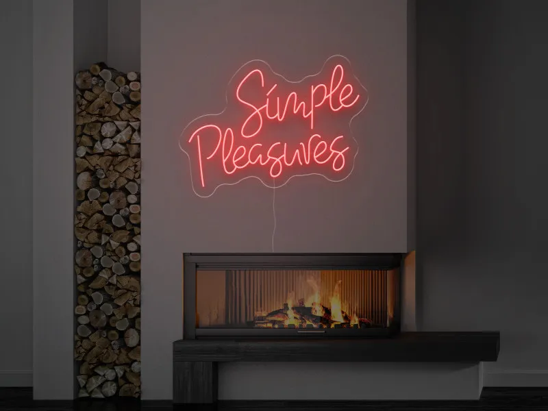 Simple Pleasures - Insegne al neon a LED