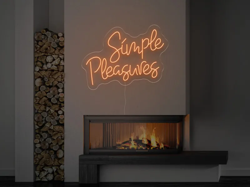 Simple Pleasures - Insegne al neon a LED