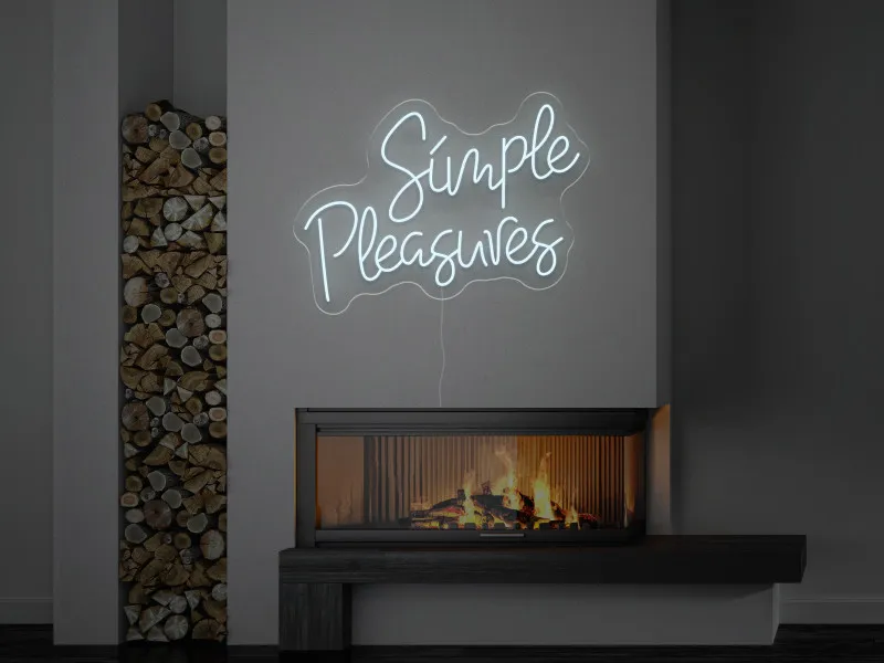 Simple Pleasures - Insegne al neon a LED