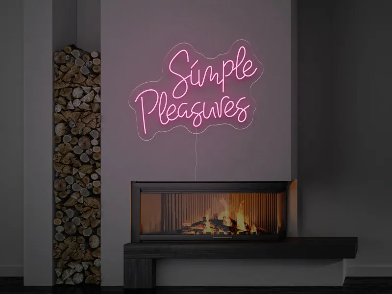 Simple Pleasures - Insegne al neon a LED