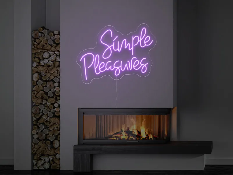 Simple Pleasures - Insegne al neon a LED