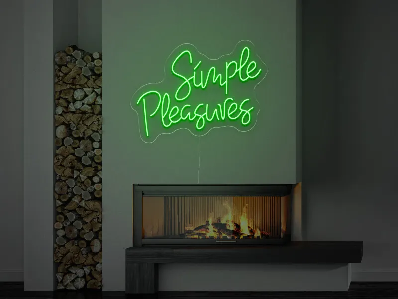 Simple Pleasures - Insegne al neon a LED